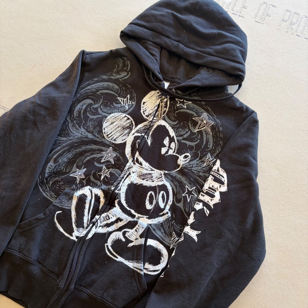 Y2K Disney Mickey Mouse Hoodiebuddie Zip Hoodie